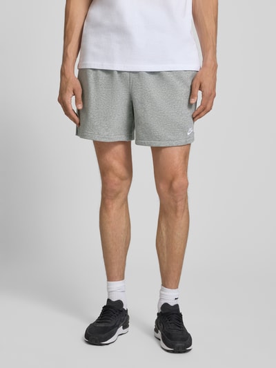 Nike Korte broek met labelstitching en elastische band Lichtgrijs - 4