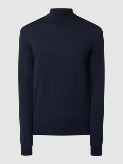 SELECTED HOMME Coltrui van merinowolmix  Donkerblauw - 2