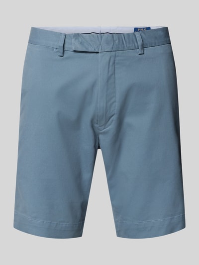 Polo Ralph Lauren Slim Stretch Fit Shorts im unifarbenen Design Hellblau 2