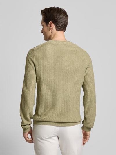 MCNEAL Strickpullover mit Strukturmuster Lind Melange 5