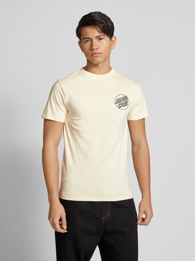 SANTA CRUZ T-Shirt mit Label-Print Beige 4