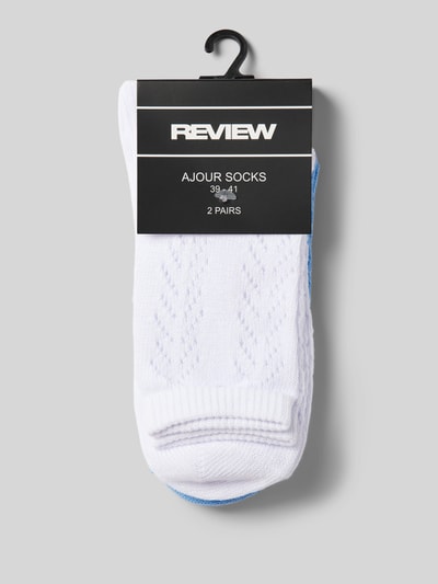 Review Socken mit Lochmuster im 2er-Pack Weiss 3