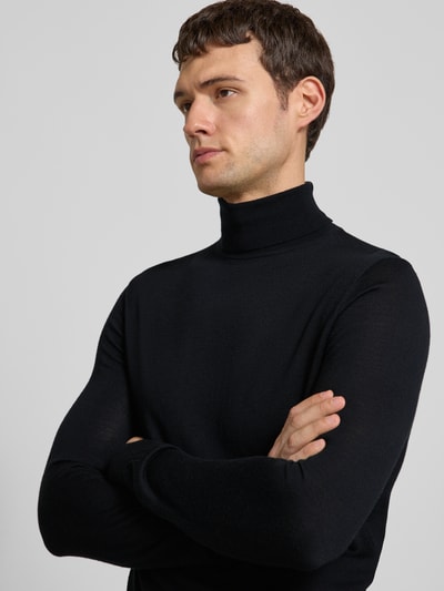 Tiger Of Sweden Strickpullover mit Rollkragen Modell 'Neville' Black 3