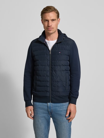 Tommy Hilfiger Regular Fit Steppjacke mit abnehmbaren Kapuze Marine 4