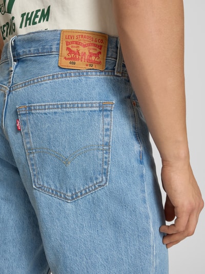 Levi's® Loose Fit Jeansshorts aus reiner Baumwolle Modell '469' Hellblau 3