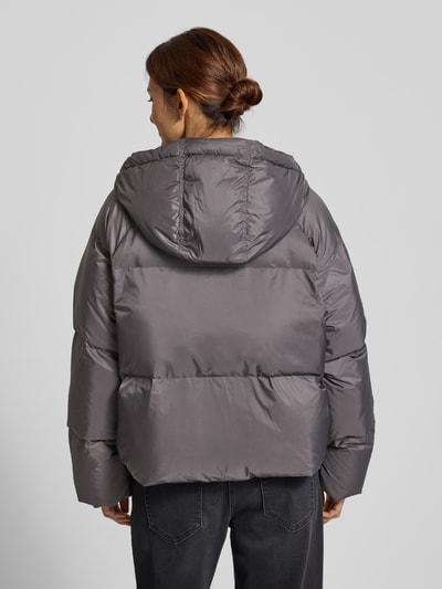 WITHBLACK Gewatteerd jack met capuchon Middengrijs - 5