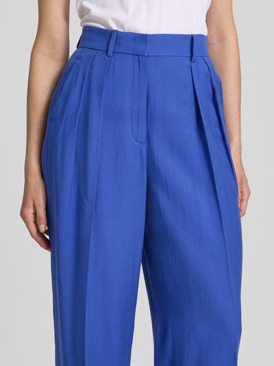 MANGO Hose mit Bügelfalten und Paspeltasche Modell 'PALMA' Royal 3