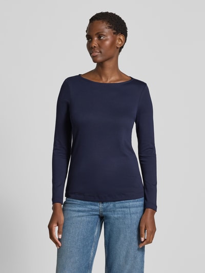 Christian Berg Woman Bluzka z długim rękawem z dekoltem okrągłym Ciemnoniebieski 4