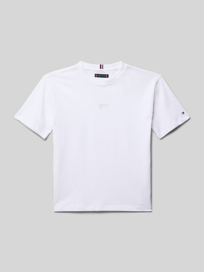 Tommy Hilfiger Teens T-Shirt mit Logo-Stitching Weiss 1