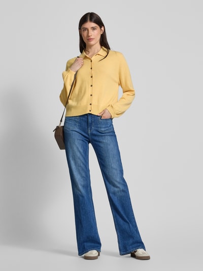 Raffaello Rossi Flared Jeans mit Leistentaschen Modell 'NELLA' Blau 1