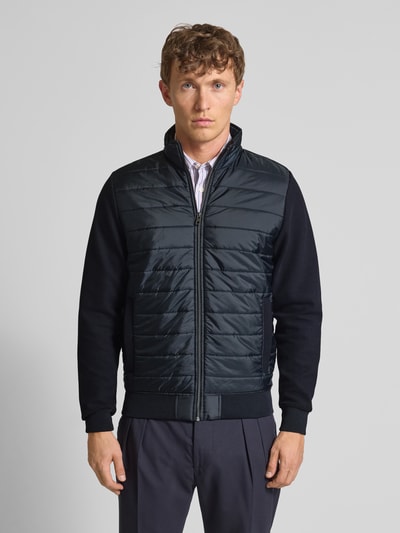 Christian Berg Men Steppjacke mit Stehkragen Marine 4