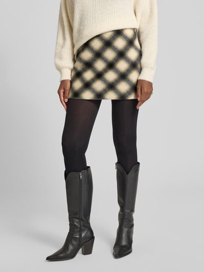 Liu Jo White Minirock mit seitlichem Nahtreißverschluss Offwhite 4