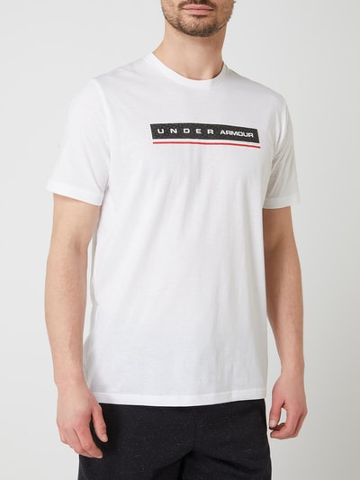 Under Armour Loose Fit T-Shirt mit Logo-Print - HeatGear® Weiss 4