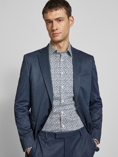 SELECTED HOMME Slim fit vrijetijdsoverhemd met kentkraag Marineblauw - 3