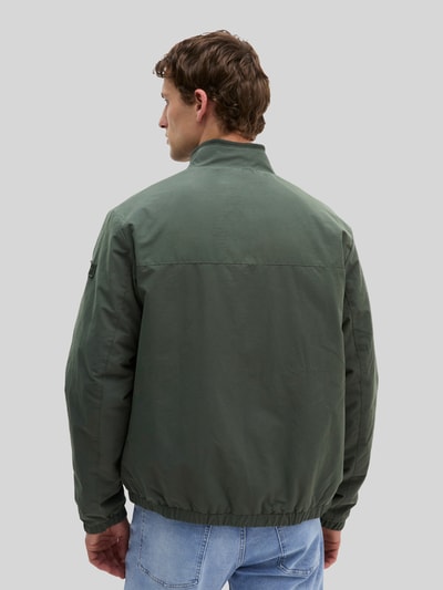 Marc O'Polo Regular Fit Blouson aus Baumwoll-Mix mit Stehkragen Oliv 5
