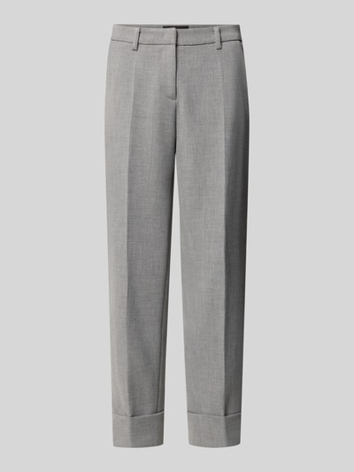 Produktfoto, graue Regular Fit Schmale Hose mit Viskose-Baumwoll-Anteil Modell 'KRYSTAL' von CAMBIO, Damen Schmale Hose von CAMBIO.