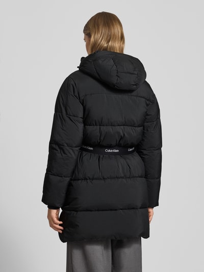 Calvin Klein Jeans Steppmantel mit Label-Print Black 5