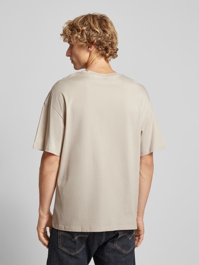 Jack & Jones T-Shirt mit Label-Print Modell 'LEGACY' Beige 5