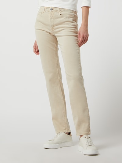 MAC Straight leg jeans met stretch, model 'Dream' Beige - 4