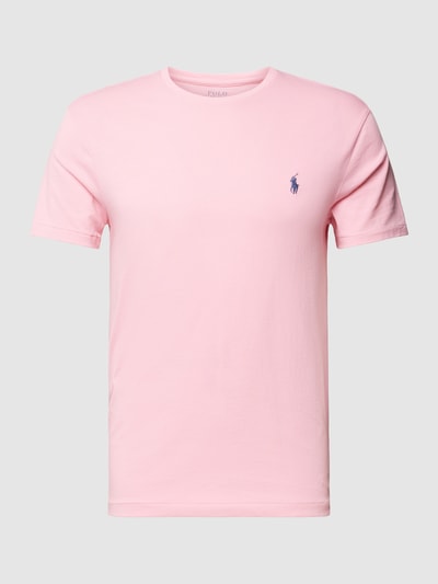 Polo Ralph Lauren T-shirt met labelstitching Felroze - 2