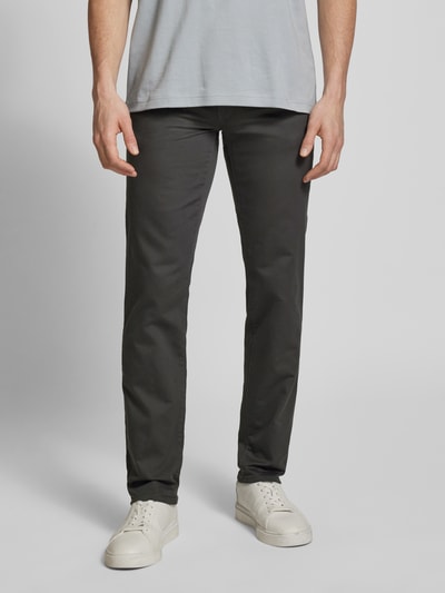 Brax Regular Fit Chino im 5-Pocket-Design Modell 'CADIZ' Anthrazit 4