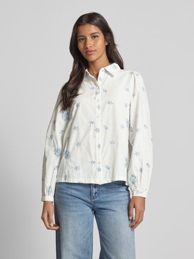 B.Young Regular Fit Hemdbluse mit Ballonärmeln Modell 'HASEL' Offwhite 4