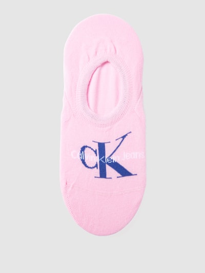 Calvin Klein Jeans Sneakersocken mit Label-Prägung Pink 1