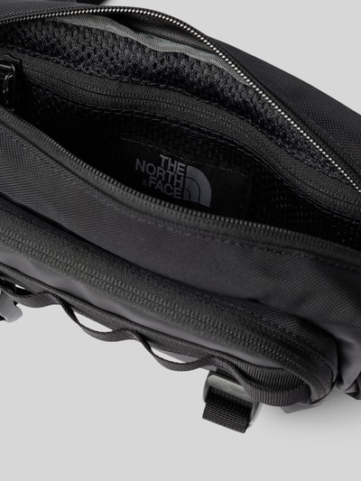 Produktfoto, schwarze Tasche mit Logo-Print Modell 'Lumbar' von The North Face aus glattem Material, Reißverschlüsse, strukturierte Oberfläche