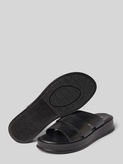 Tamaris Sandalette aus Leder mit Plateausohle Black 4