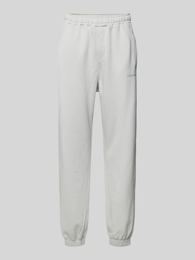 Pegador Sweatpants mit Label-Print Hellgrau 2