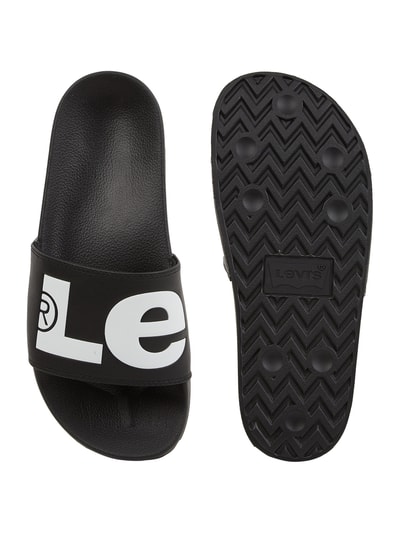 Levi’s® Acc. Slides mit Logo-Detail Modell 'June'  Black 4