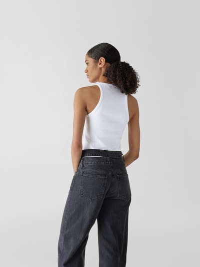 MSGM Tanktop in Ripp-Optik Weiß 5