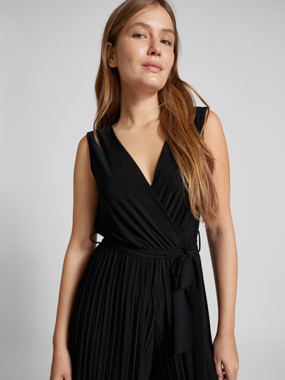 ZABAIONE Jumpsuit mit Plisseefalten Modell 'Romper' Black 3