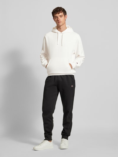 CHAMPION Hoodie met logopatch Offwhite - 1