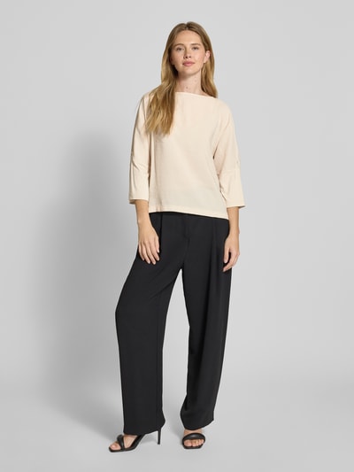 OPUS Relaxed fit blouseshirt met 3/4-mouwen, model 'Sumana' Beige - 1