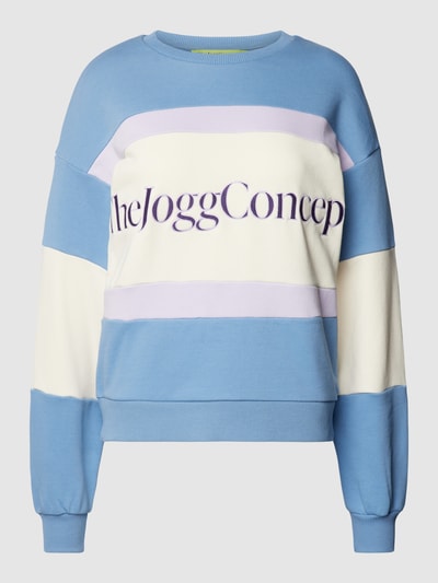 TheJoggConcept Sweatshirt met labelprint Lichtblauw - 2