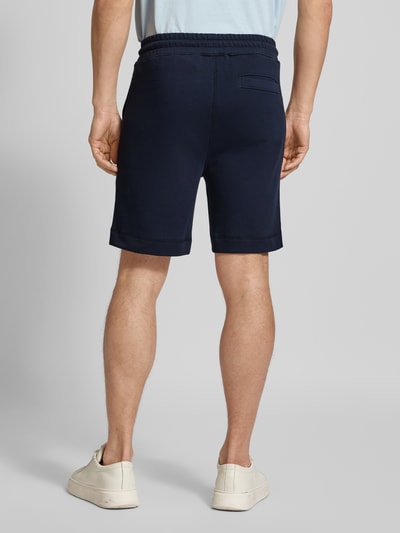 BOSS Orange Regular fit sweatshorts van puur katoen Donkerblauw - 5