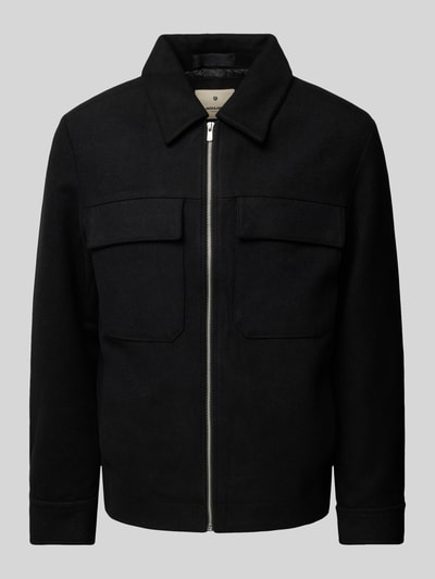 Jack & Jones Premium Jack met kentkraag, model 'BLURUSSEL' Zwart - 2