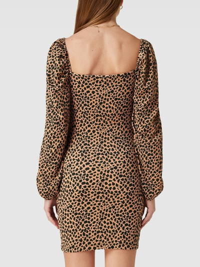 Gina Tricot Blousejurk met dierenprint Middenbruin - 5