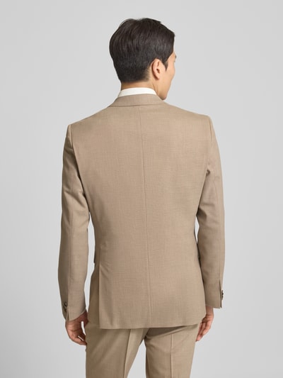 HUGO Slim Fit Anzug mit Woll-Anteil Modell 'Arti/Hesten242V1X' Hellbraun 5