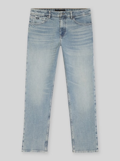BOSS Straight Fit Jeans aus Baumwoll-Mix Modell 'C-OGDEN' Blau 2
