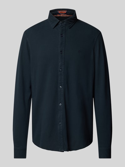 Superdry Vrijetijdsoverhemd met labelstitching Donkerblauw - 2