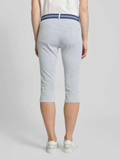 Angels Jeansy capri z elastycznym pasem model ‘Ana’ Jasnoniebieski 5