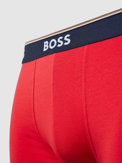 BOSS Trunks mit Logo-Bund im 3er-Pack Rot 2