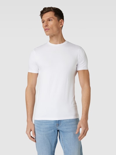 Emporio Armani T-Shirt mit Rundhalsausschnitt Offwhite 4