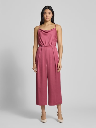 Jake*s Cocktail Jumpsuit mit Spaghettiträgern Altrosa Melange 4