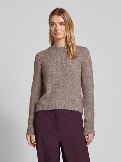 Vero Moda Pullover mit Rundhalsausschnitt Taupe 4