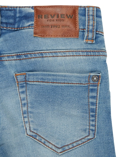 Review for Kids Bleached Slim Fit 5-Pocket-Jeans Hellblau Melange 2