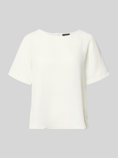 s.Oliver BLACK LABEL regular fit blouseshirt met naadritssluiting Wit - 2