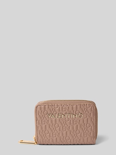 VALENTINO BAGS Portemonnee in leerlook, model 'Falak' Taupe - 1